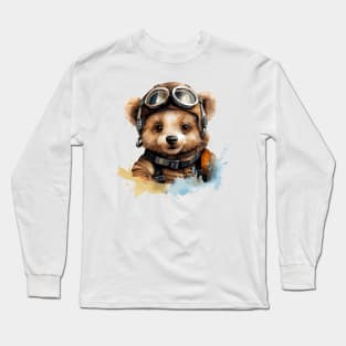 Cute Baby Bear Explorer Long Sleeve T-Shirt